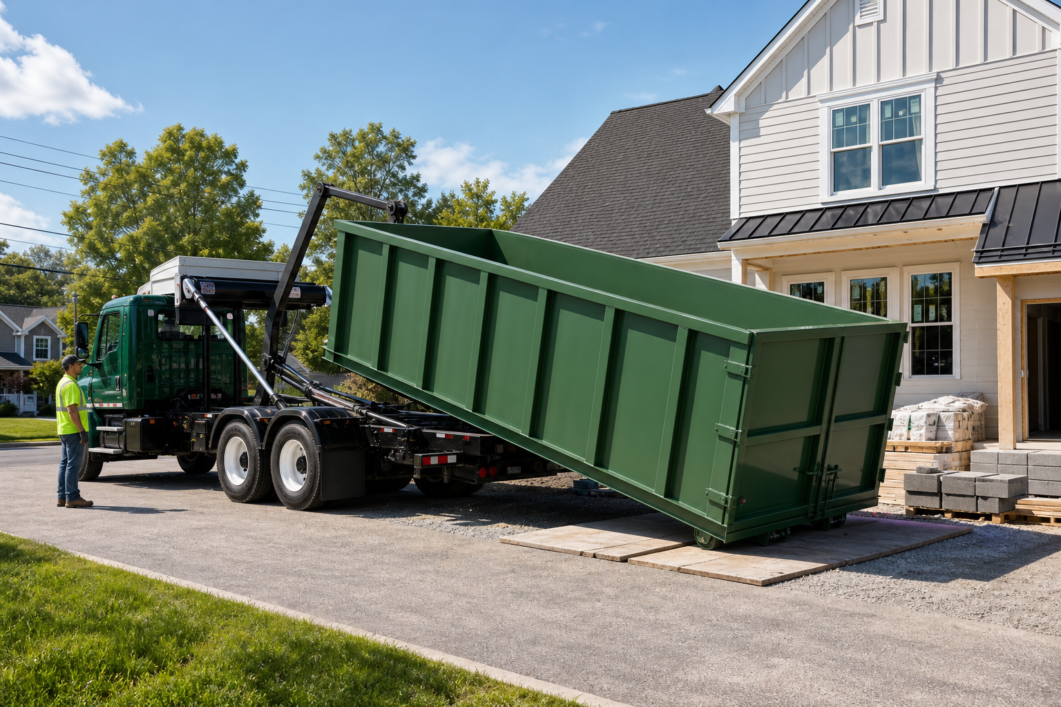 Roll-off dumpster delivery in Essex County NJ